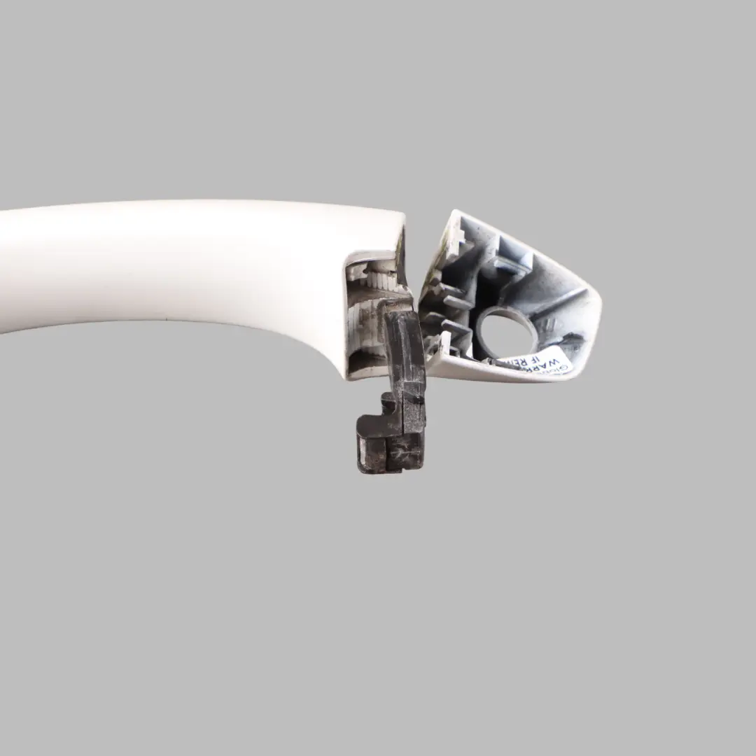 Door Outer Handle Audi A6 A7 4G RS6 C7 Front Pull Right O/S Ibis White - Y9C