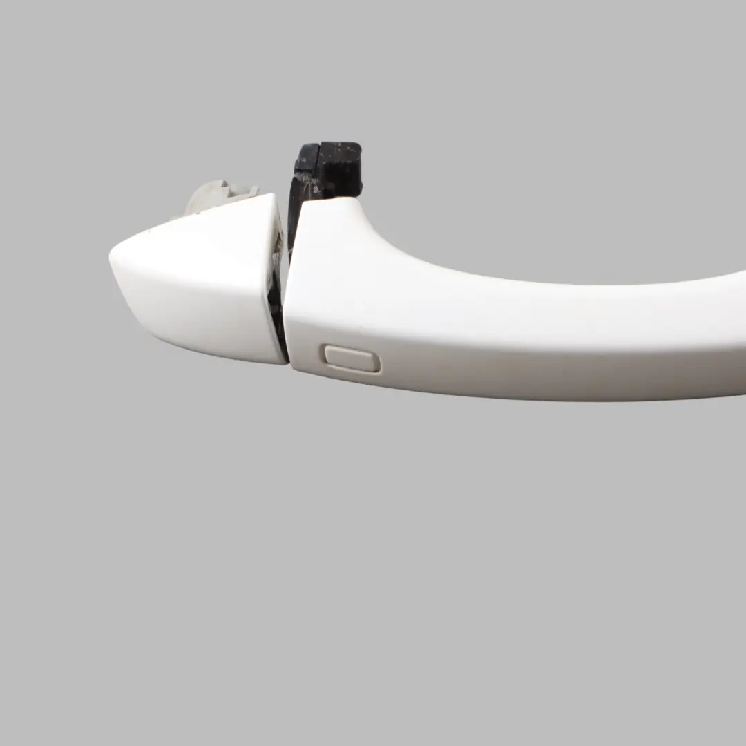 Door Outer Handle Audi A6 A7 4G RS6 C7 Rear Pull Right O/S Ibis White - Y9C