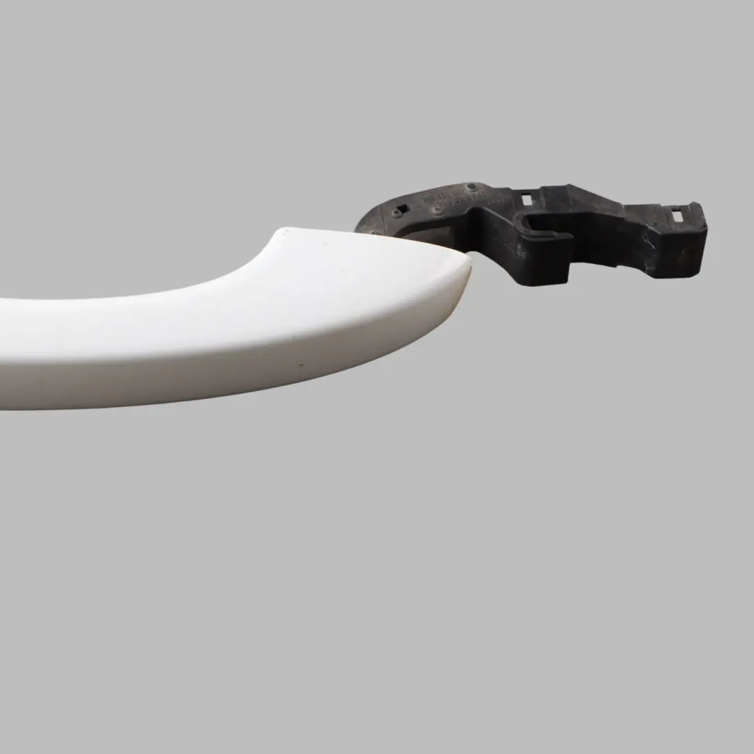 Door Outer Handle Audi A6 A7 4G RS6 C7 Rear Pull Right O/S Ibis White - Y9C