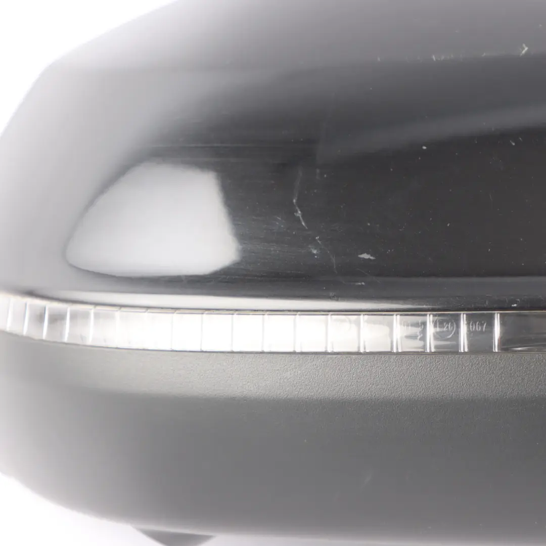 Audi Q7 4M Front Mirror Wing Door Electric Power Right O/S Mythical Black - Y9T