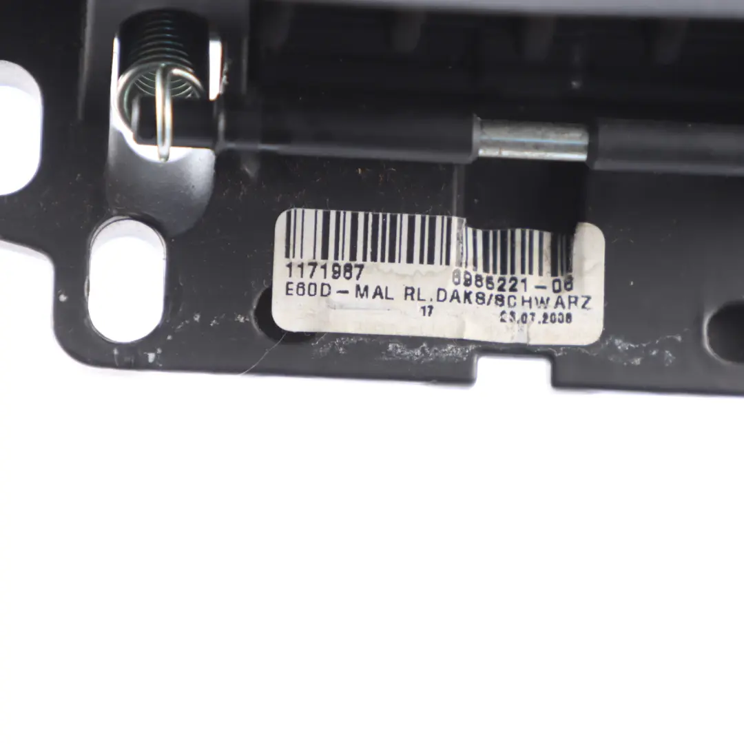 BMW 3 Series 1 E60 E61 LCI Cover Centre Console Armrest Schwarz Black 6985221