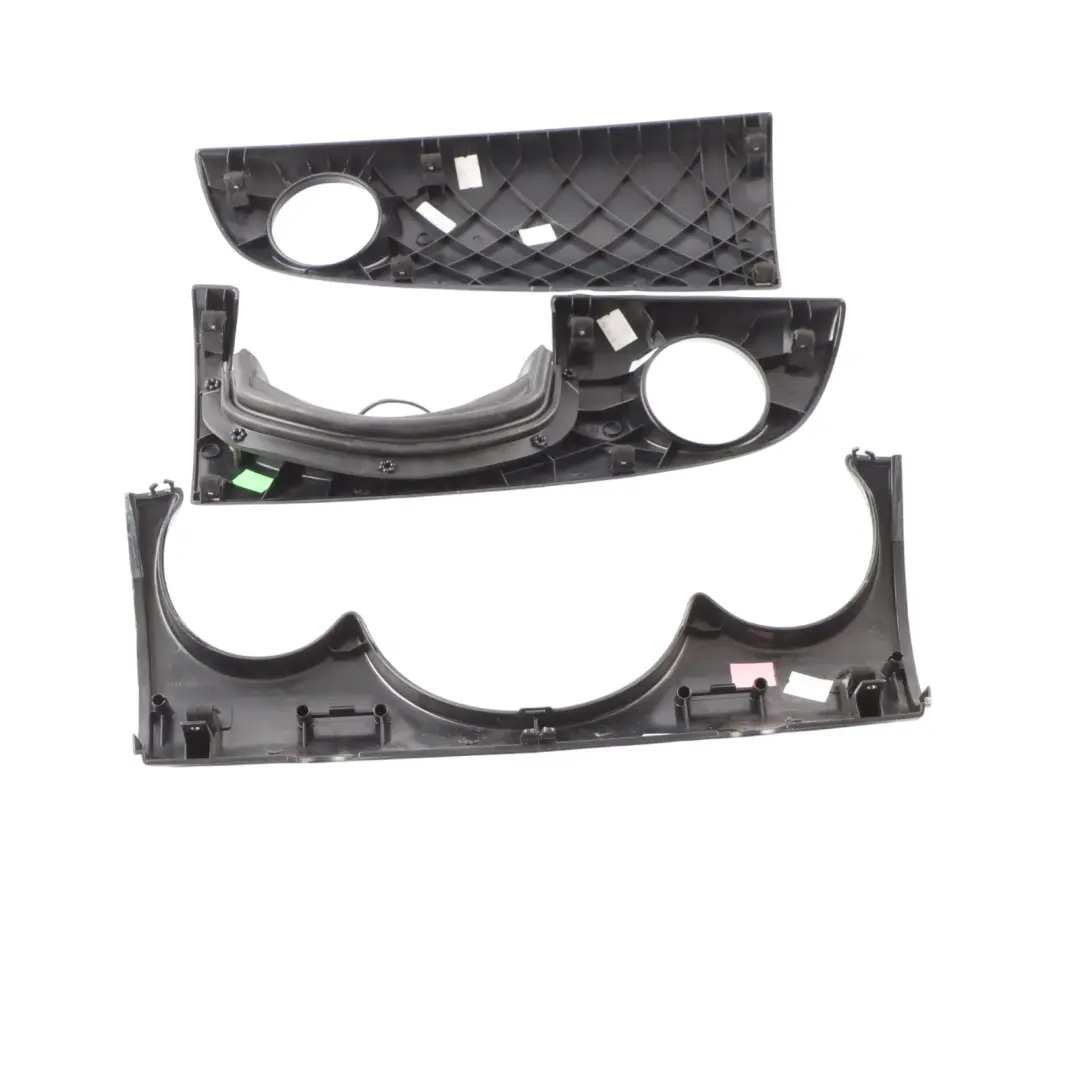 Dashboard Panels Mini Cooper R50 R52 R53 Dash Trims SET Black 7124341