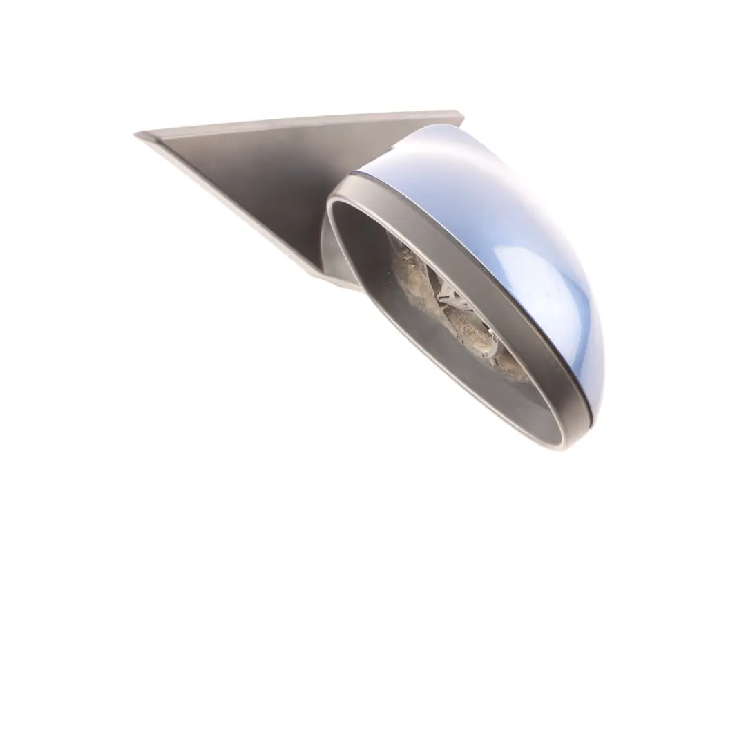 Wing Mirror BMW E81 E82 E88 Heated Right O/S Montegoblau Montego Blue - A51  - SKU rhd-7185356-MTB1 - Part number 7185356