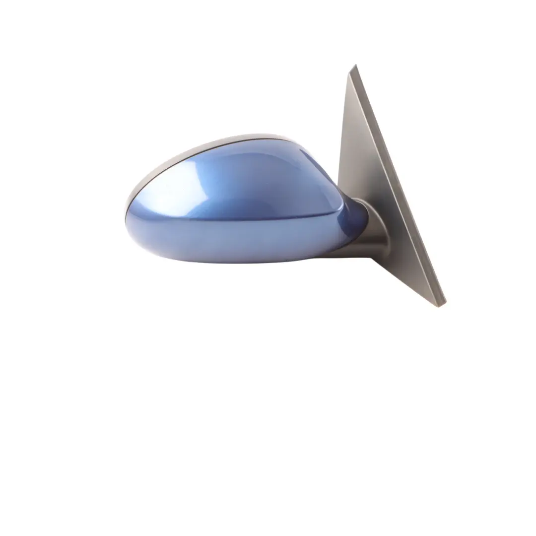 Wing Mirror BMW E81 E82 E88 Heated Right O/S Montegoblau Montego Blue - A51  - SKU rhd-7185356-MTB1 - Part number 7185356