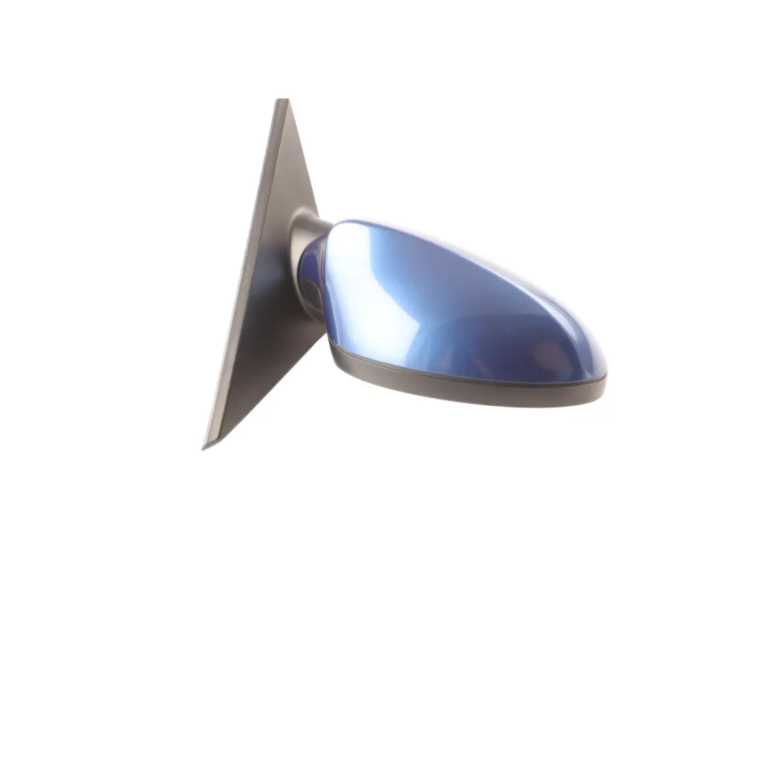 Wing Mirror BMW E81 E82 E88 Heated Right O/S Montegoblau Montego Blue - A51  - SKU rhd-7185356-MTB1 - Part number 7185356