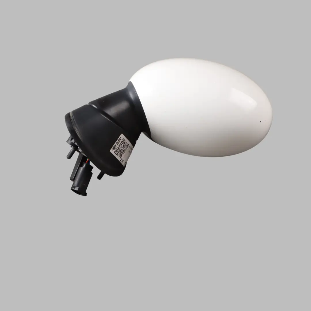 Wing Mirror Mini Cooper One R50 R53 Outside Left Door N/S White 3 Pins 7192471