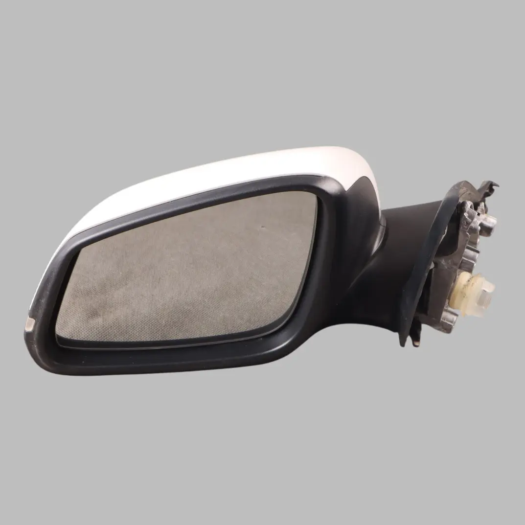 BMW F20 Wing Mirror Heated Door Left N/S Outside 6 Pin Mineral White - A96