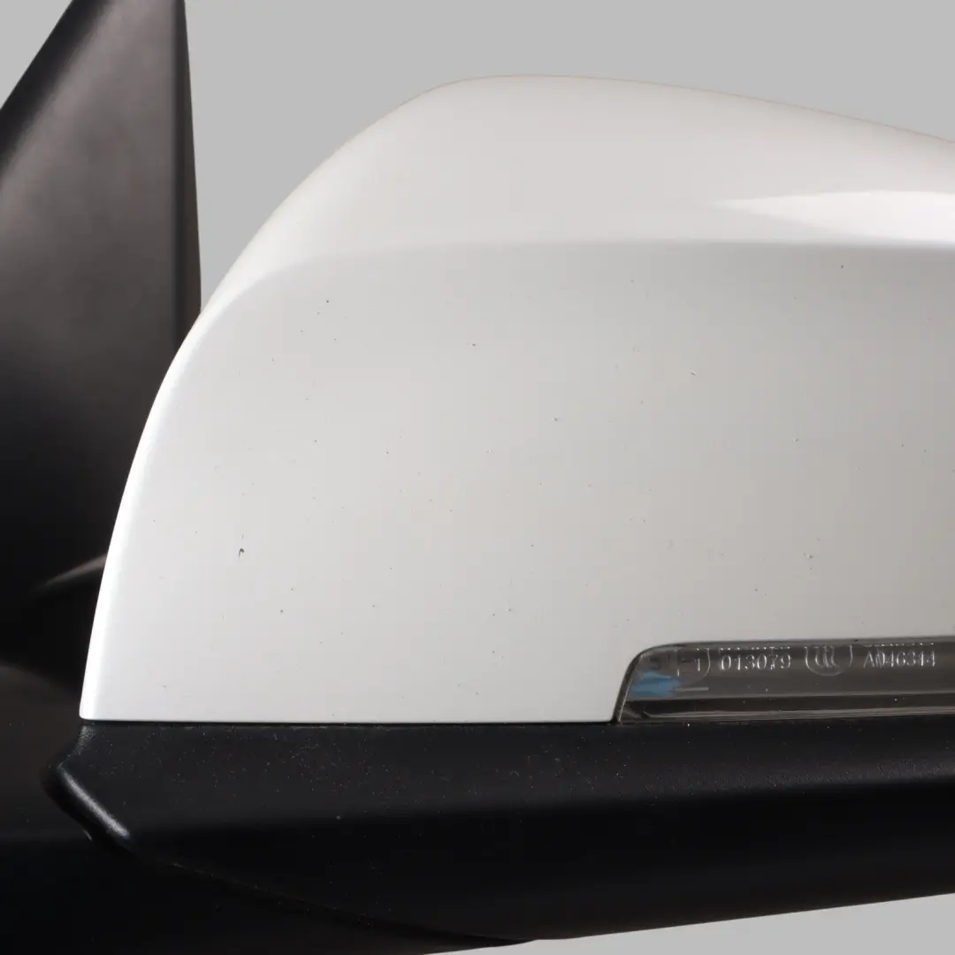 BMW F20 Wing Mirror Heated Door Left N/S Outside 6 Pin Mineral White - A96
