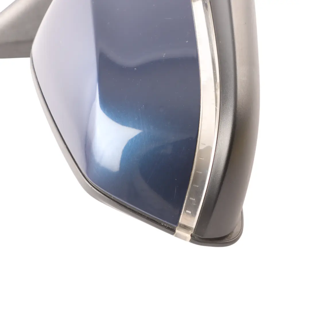 BMW F20 LCI Heated Right Wing Mirror O/S Tiefseeblau Deep Sea Blue - A76
