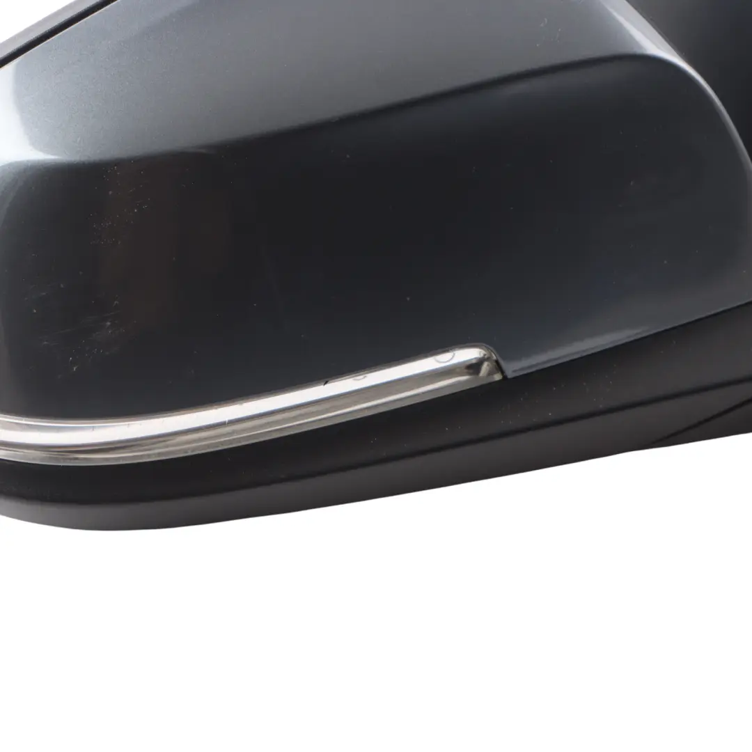 Door Wing Mirror BMW F20 LCI 1 Right O/S Outside Heated Mineral Grau Grey B39