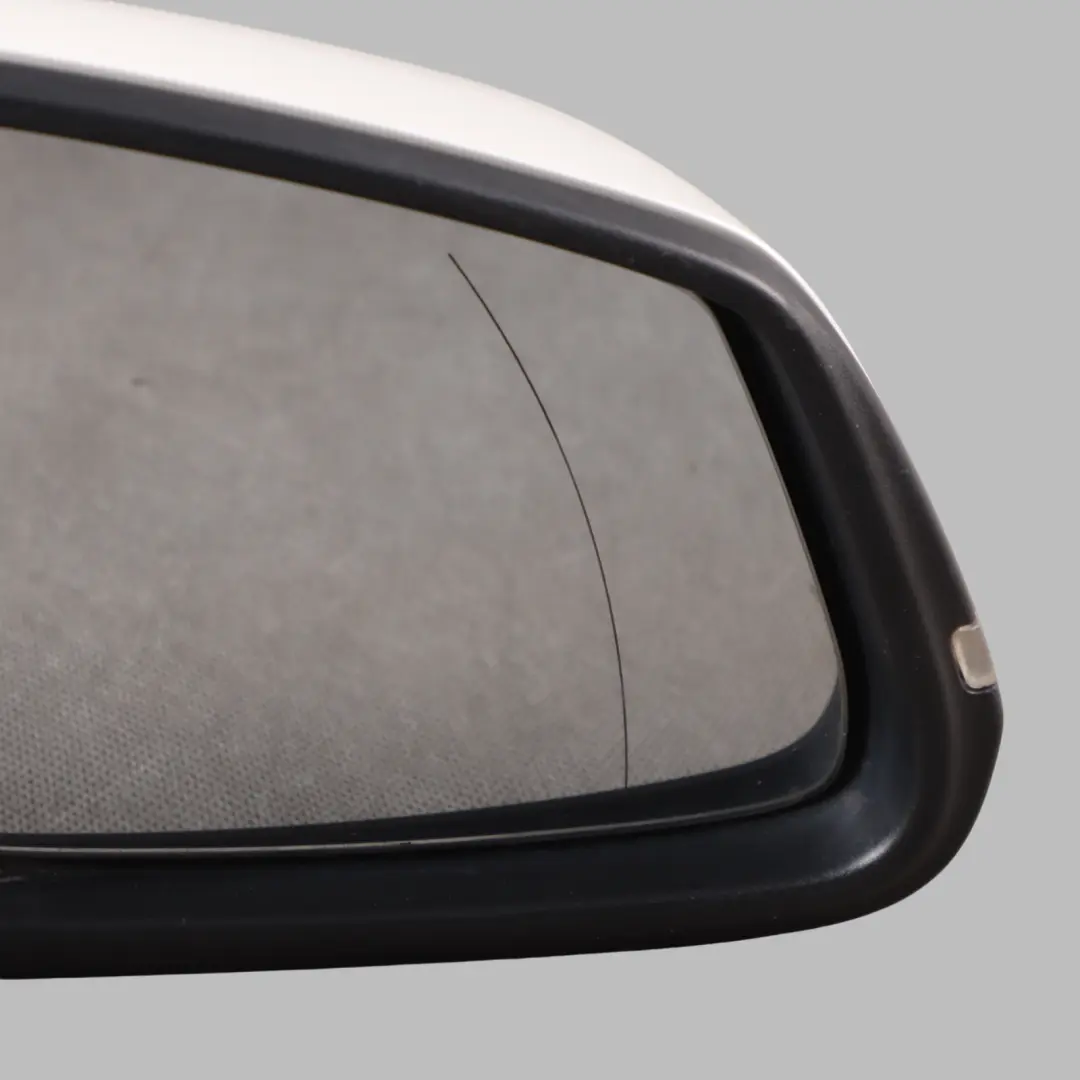BMW F20 Door Wing Mirror Right O/S Outside Mineralweiss Mineral White A96