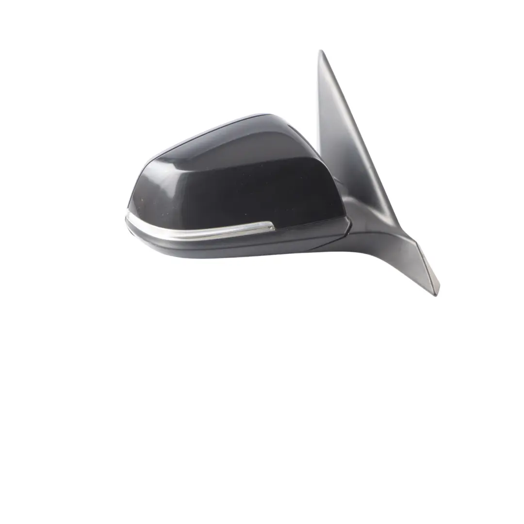 BMW F20 LCI Heated Wing Mirror Door Right O/S Outside Schwarz 2 Black 668