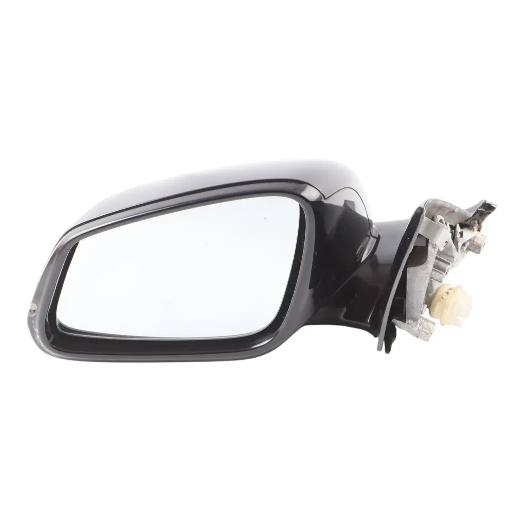 BMW F20 Wing Mirror Door Left Heated N/S High Gloss Black Sapphire Metallic 475