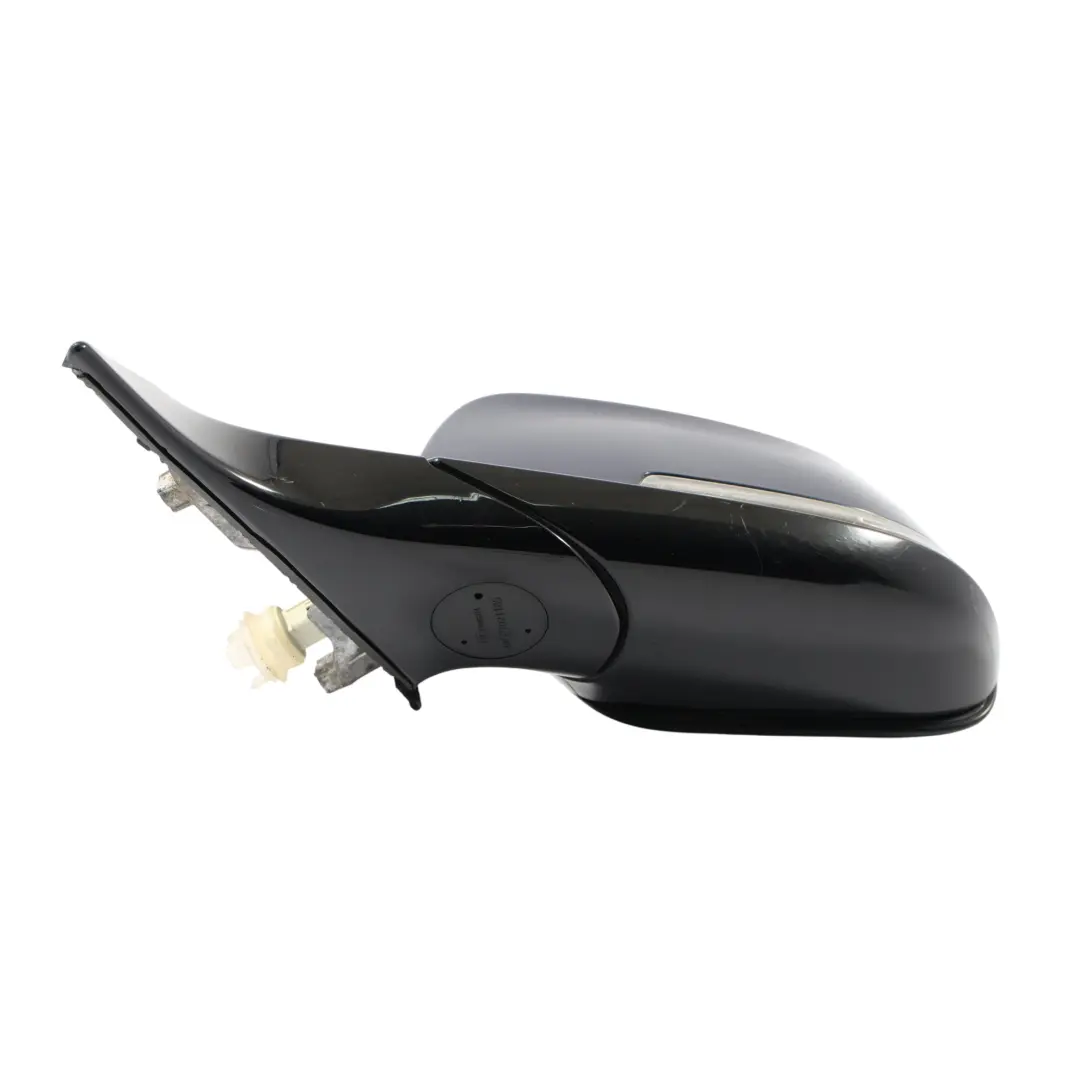 BMW F20 Wing Mirror Door Left Heated N/S High Gloss Tiefseeblau Blue - A76 
