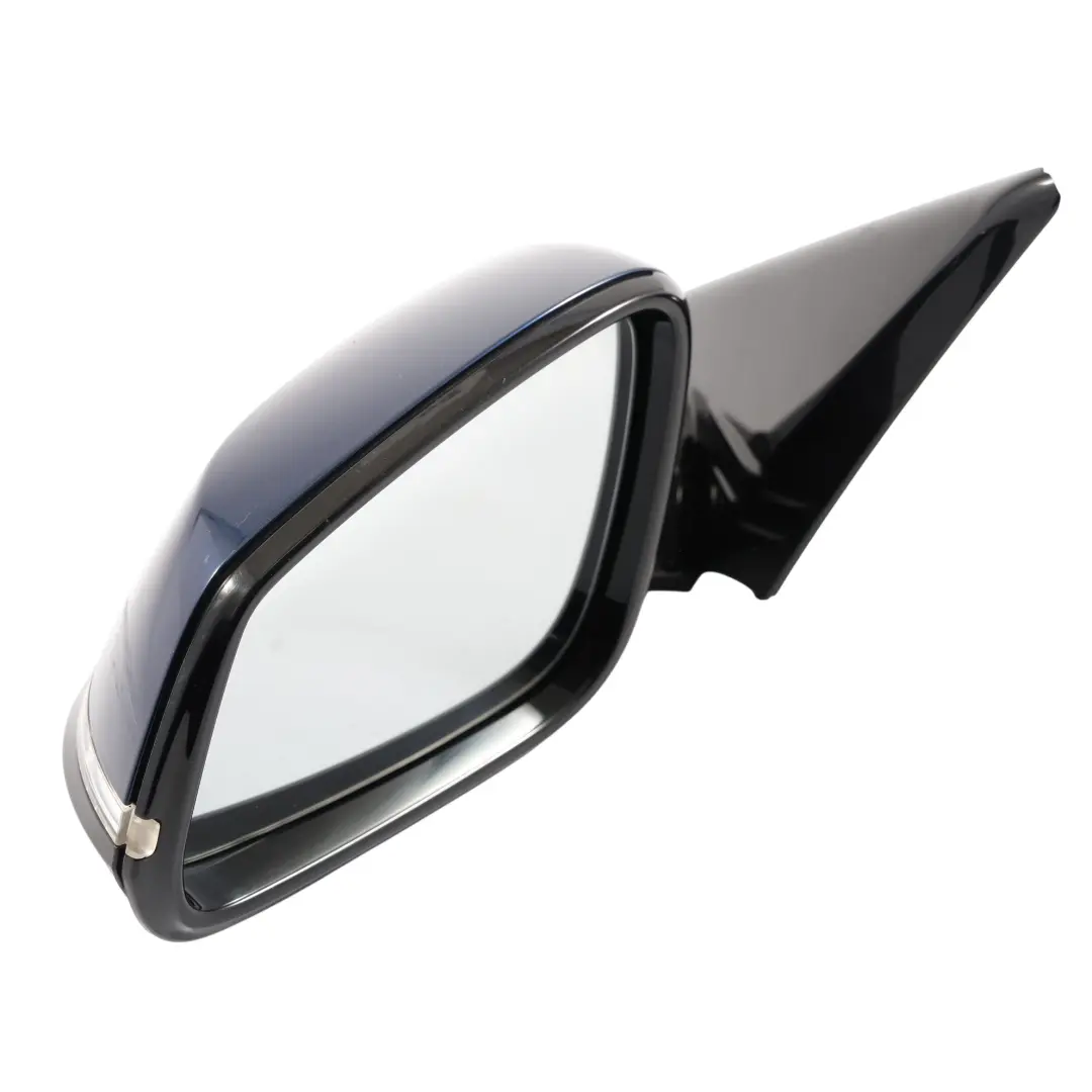 BMW F20 Wing Mirror Door Left Heated N/S High Gloss Tiefseeblau Blue - A76 