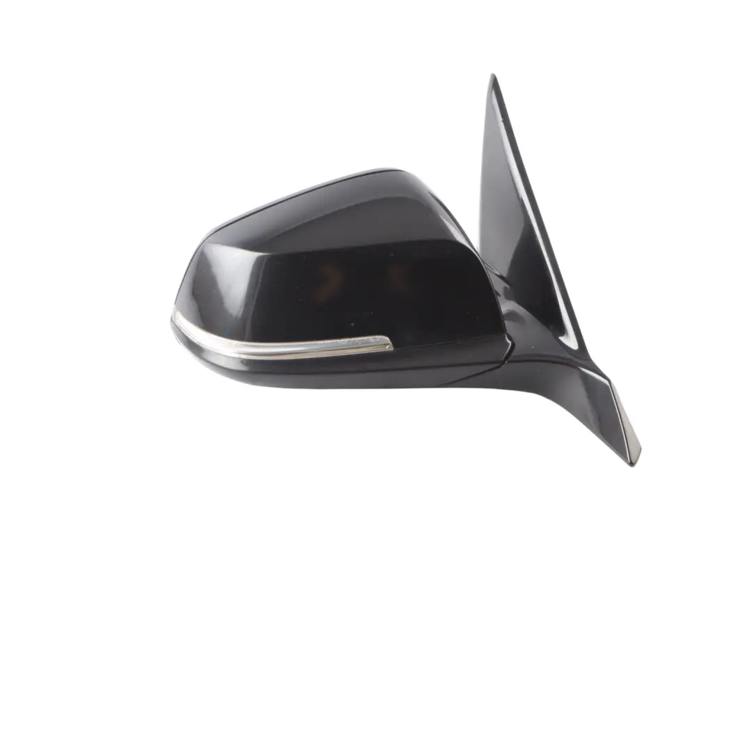 BMW F20 Wing Mirror Right O/S Heated 6 Pins High Gloss Black Sapphire - 475