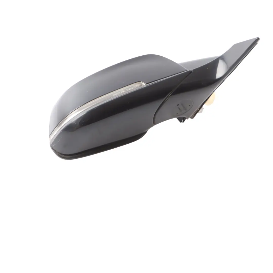 BMW F20 Wing Mirror Right O/S Heated 6 Pins High Gloss Black Sapphire - 475