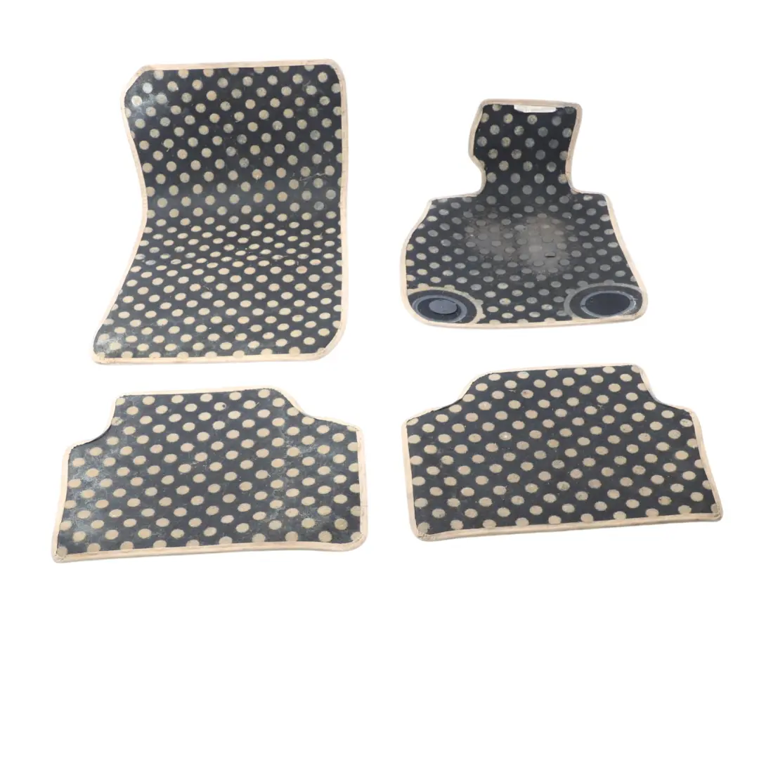 BMW E90 Floor Mats Set Interior Front Rear Floor Mat Cloth Trim Cover Beige