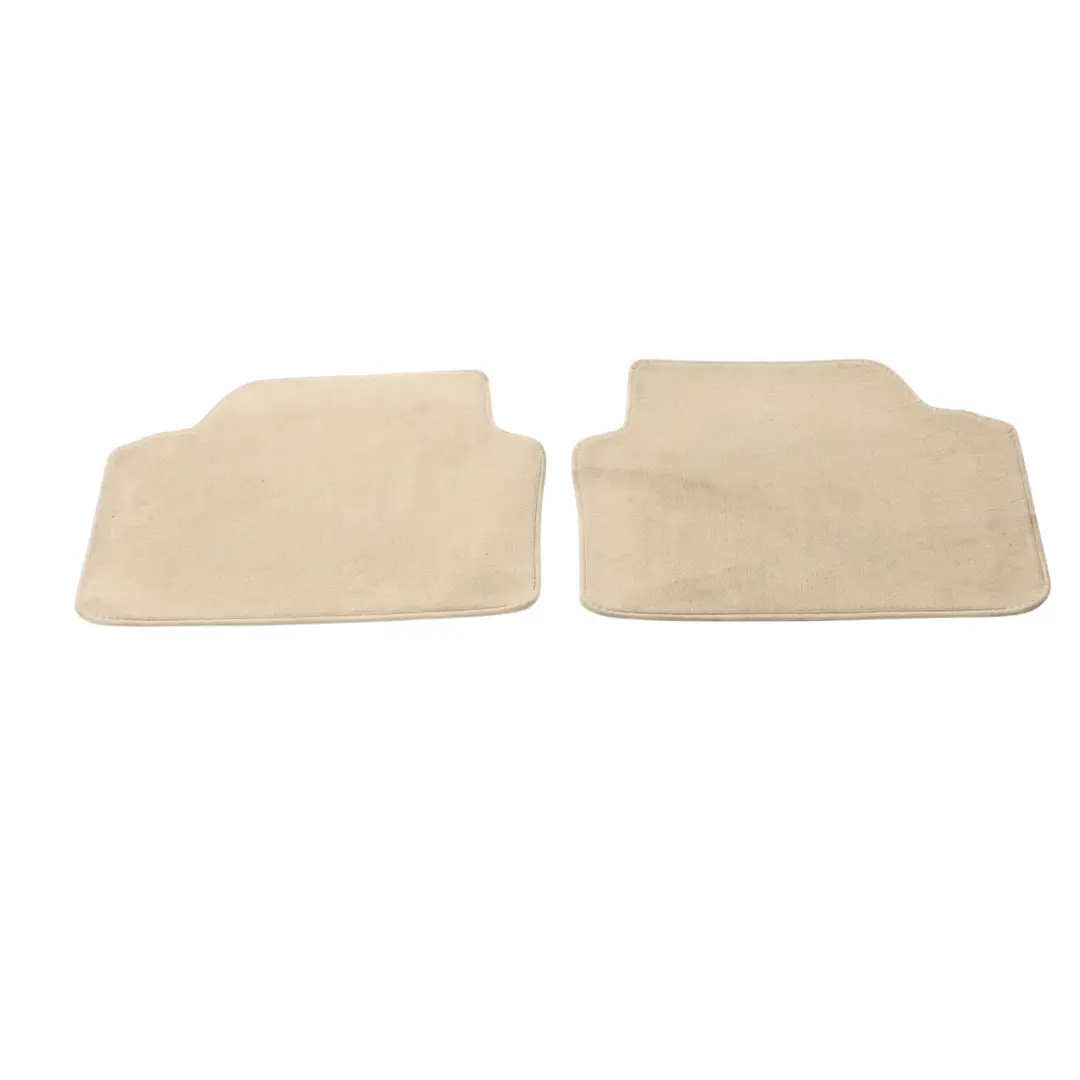 BMW E90 Floor Mats Set Interior Front Rear Floor Mat Cloth Trim Cover Beige