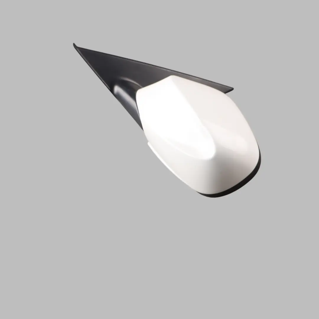 BMW E87 LCI Heated Wing Mirror Left Door N/S 5 Pin Alpinweiss 3 White - 300