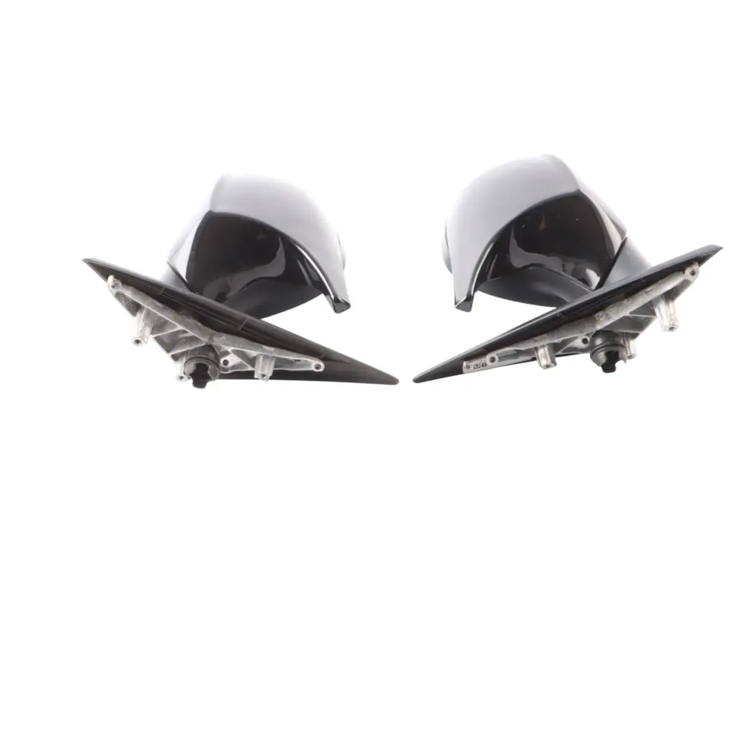 BMW E91 Exterior Left Right Door Wing Mirror N/O/S Set Black