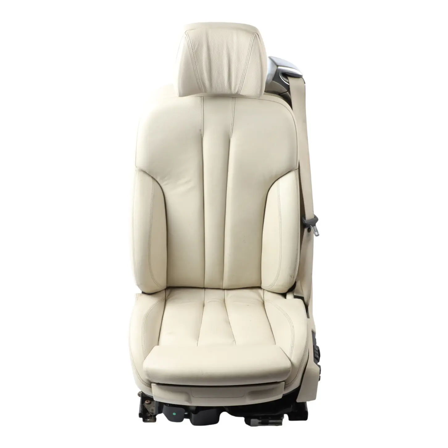BMW F12 Cabrio Front Sport Seat Memory Heated Left N/S Leather Elfenbein White