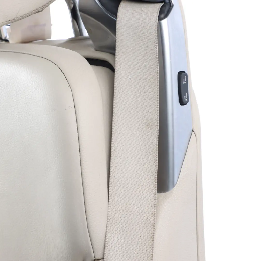 BMW F12 Cabrio Front Sport Seat Memory Heated Left N/S Leather Elfenbein White