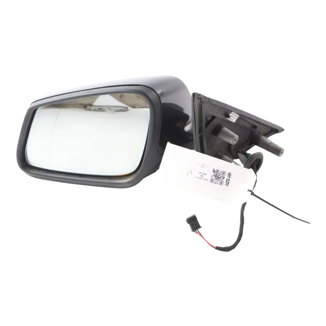 Door Wing Mirror BMW E60 E61 LCI Heated Auto Dip Left N/S Black Sapphire - 475