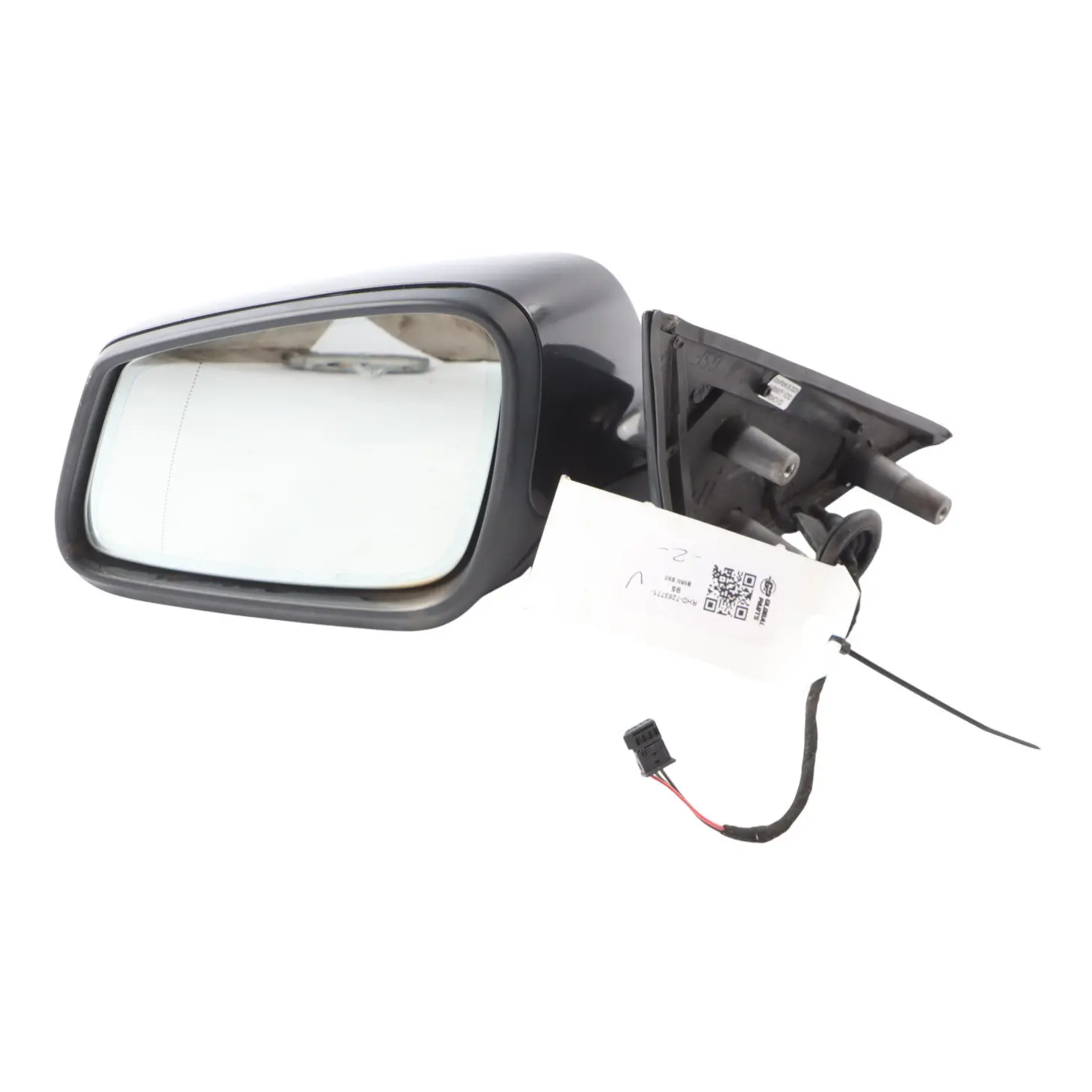 Door Wing Mirror BMW E60 E61 LCI Heated Auto Dip Left N/S Black Sapphire - 475