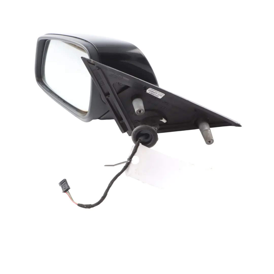 Door Wing Mirror BMW E60 E61 LCI Heated Auto Dip Left N/S Black Sapphire - 475
