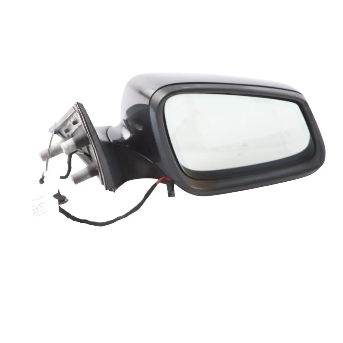 Door Wing Mirror BMW E60 E61 LCI Heated Auto Dip Right O/S Black Sapphire - 475