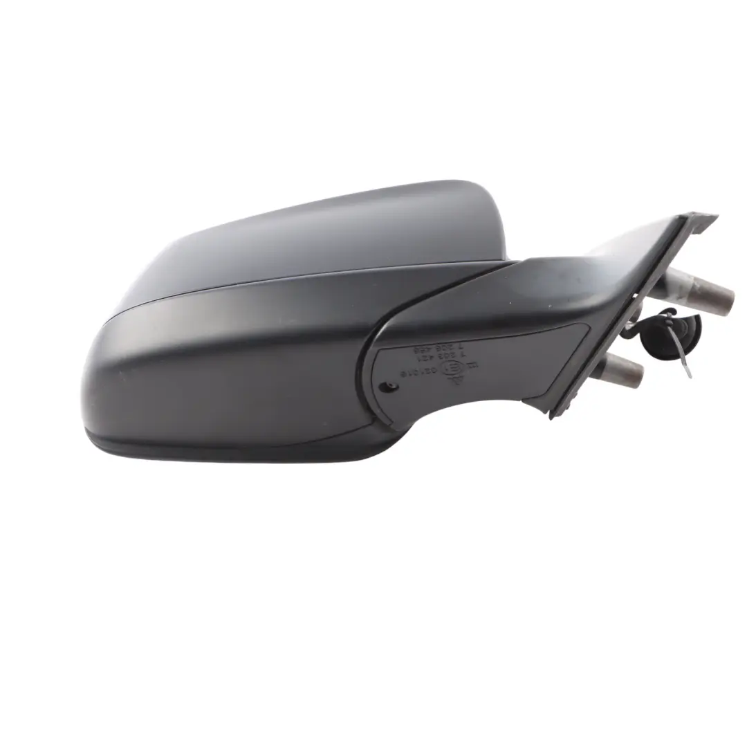 Door Wing Mirror BMW E60 E61 LCI Heated Auto Dip Right O/S Black Sapphire - 475