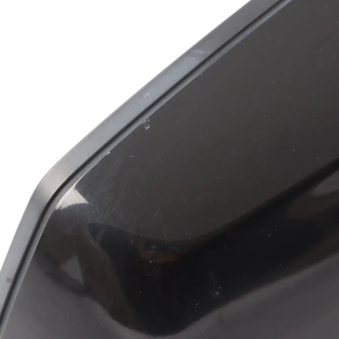 Door Wing Mirror BMW E60 E61 LCI Heated Auto Dip Right O/S Black Sapphire - 475