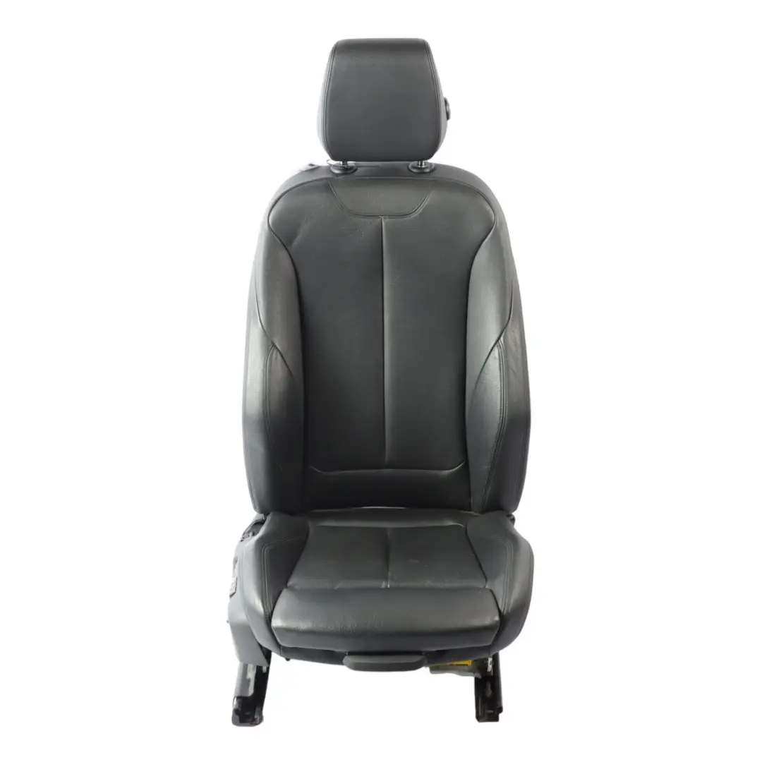 Front Sport Seat BMW F30 F31 Heated Memory Right O/S Black Leather Dakota 