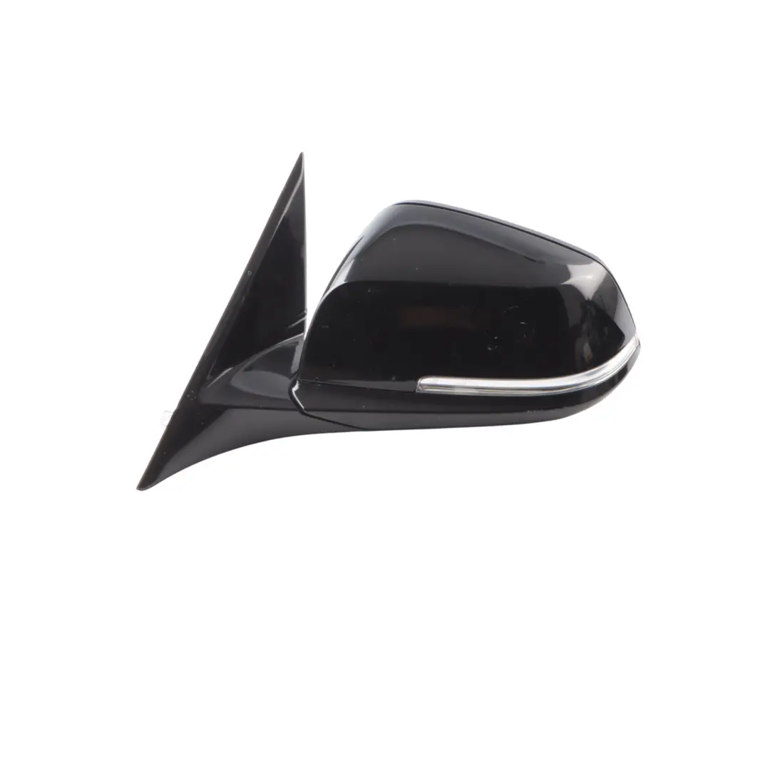 BMW F30 F31 Wing Mirror Heated Left N/S Auto Dip Black Shadow Line 6-Pin 7345659