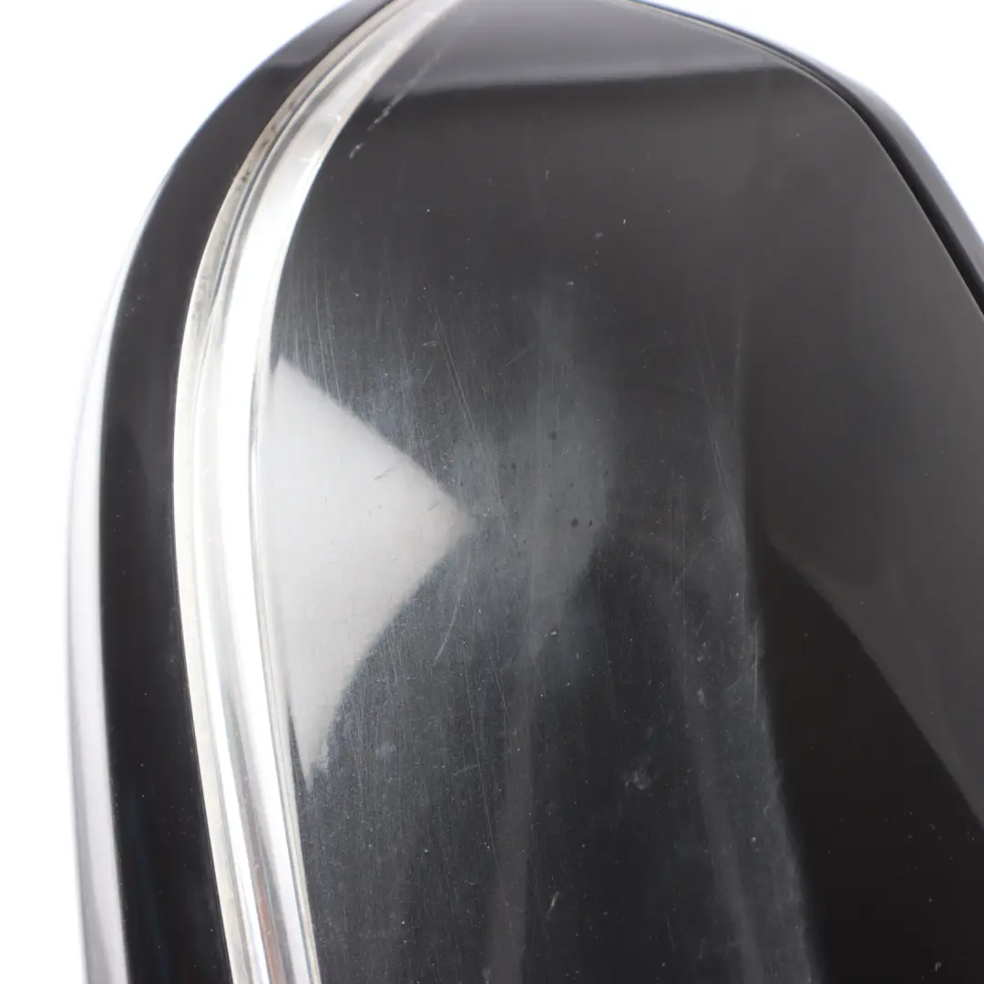 High Gloss Heated Right Wing Mirror O/S Black Sapphire Metallic 475 BMW F30 F31 - SKU rhd-7345660-BS - Part number 7345660