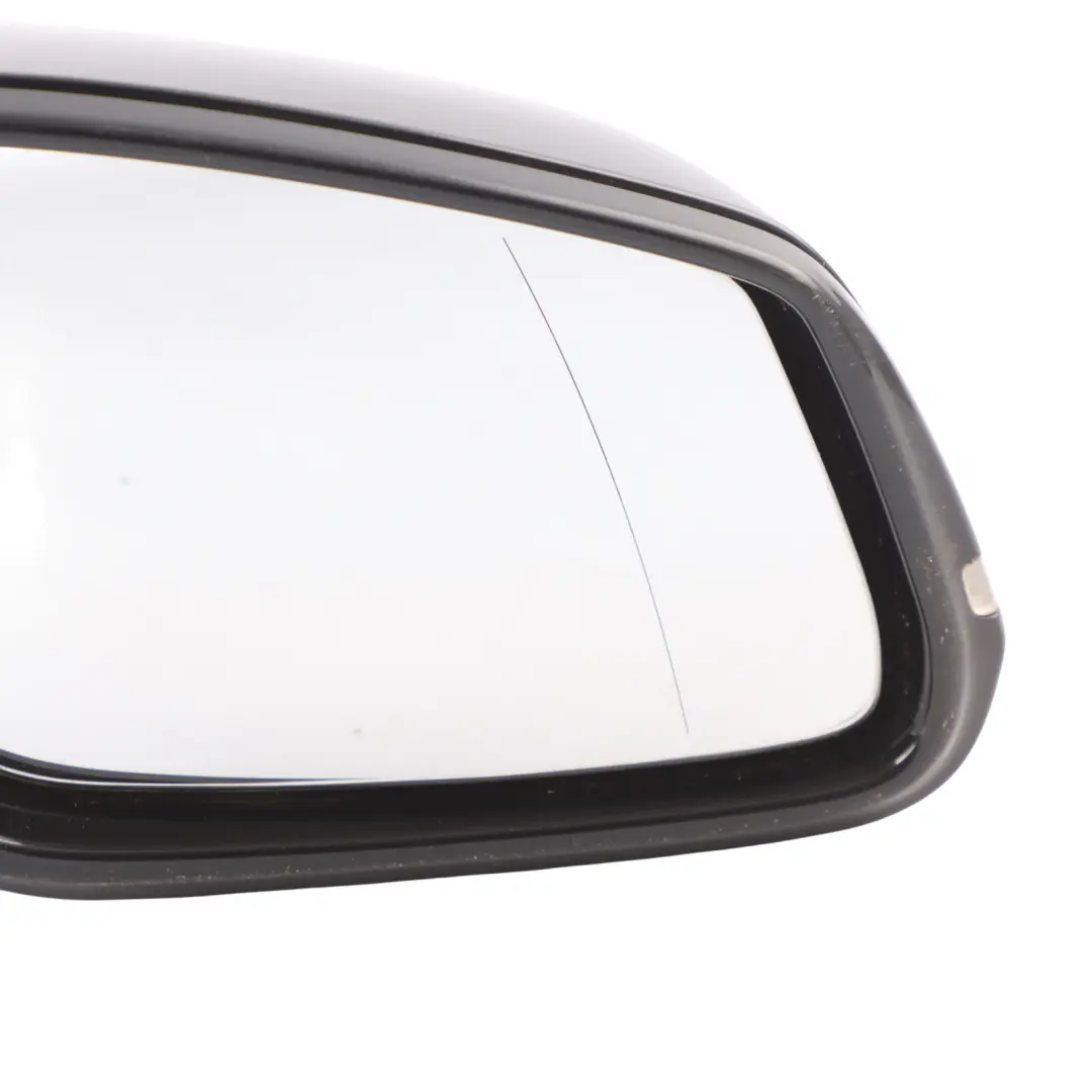 High Gloss Heated Right Wing Mirror O/S Black Sapphire Metallic 475 BMW F30 F31 - SKU rhd-7345660-BS - Part number 7345660