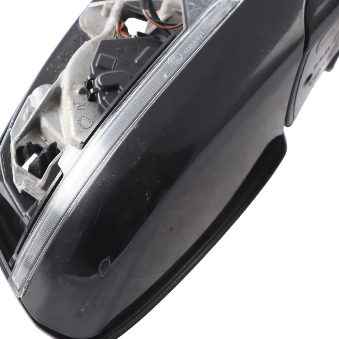 Wing Mirror BMW F10 F11 LCI Heated Right O/S Auto Dip High Gloss Shadow Line