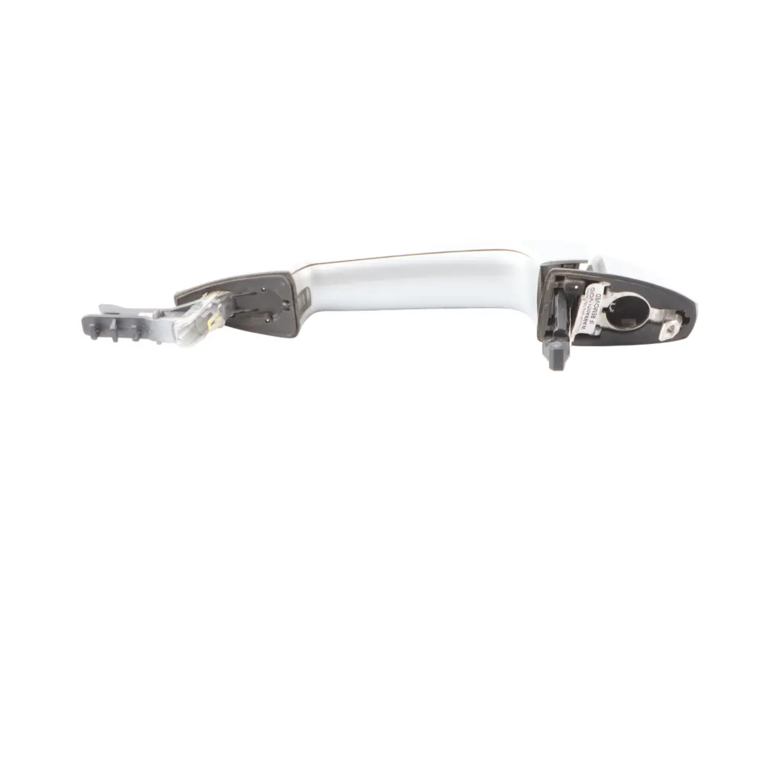 BMW X5 F15 Rear Door Handle Grab Outside Right O/S Glacier Silber A83 7396308