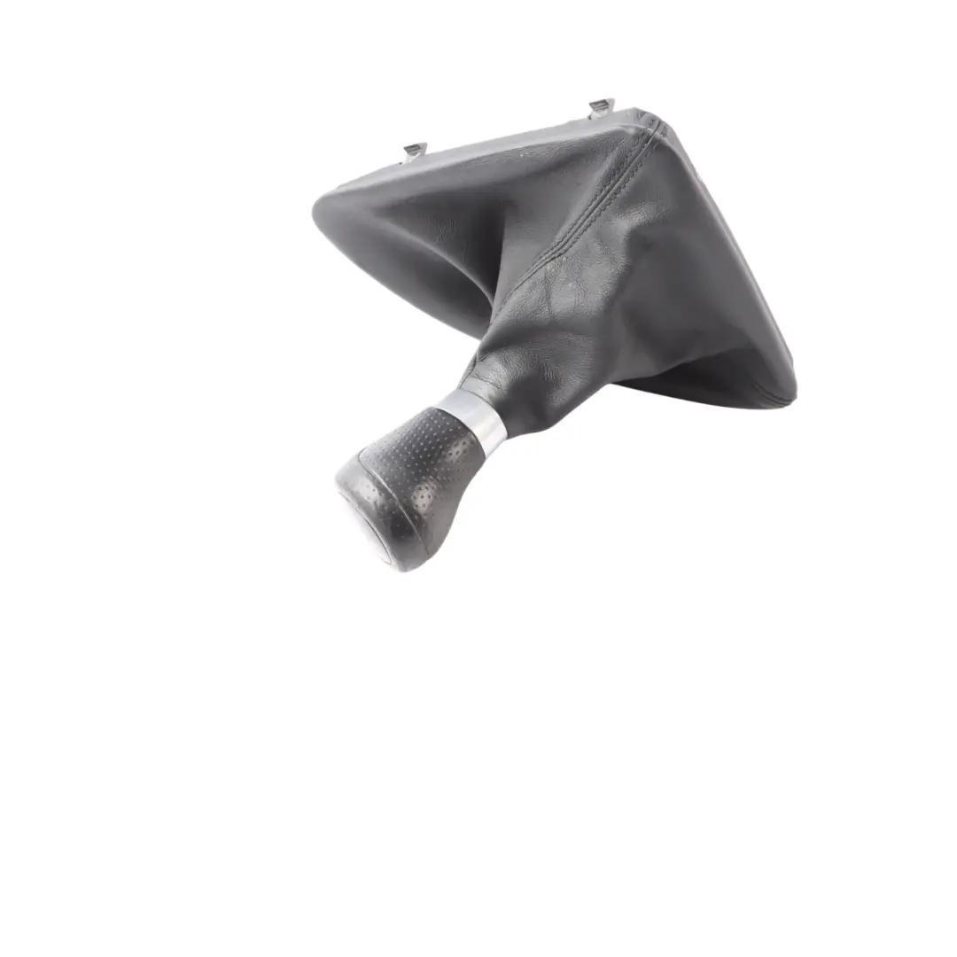 Gear Knob BMW E81 E82 E88 E87 LCI M-Sport 6-Speed Gaiter Leather Black 8037305