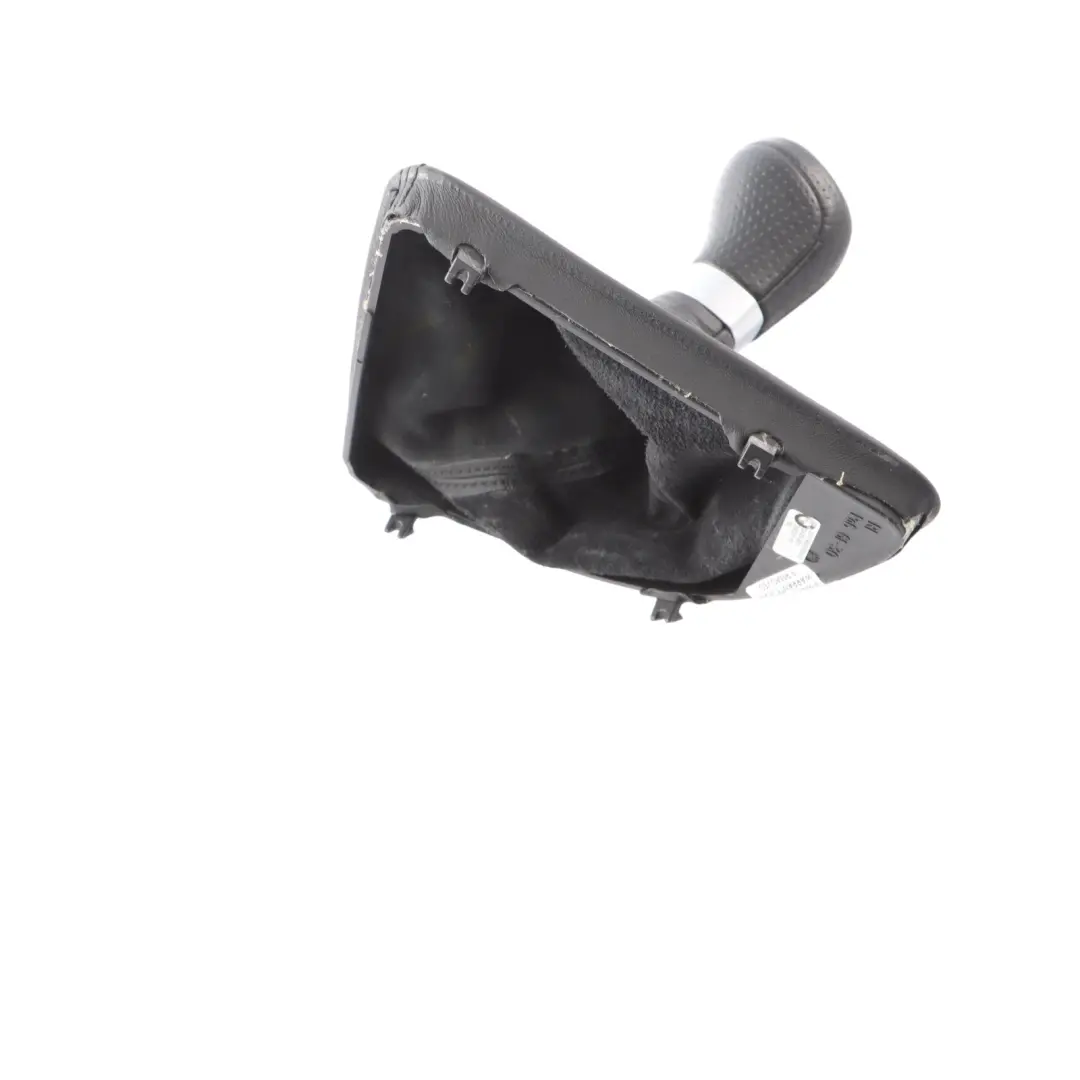 Gear Knob BMW E81 E82 E88 E87 LCI M-Sport 6-Speed Gaiter Leather Black 8037305