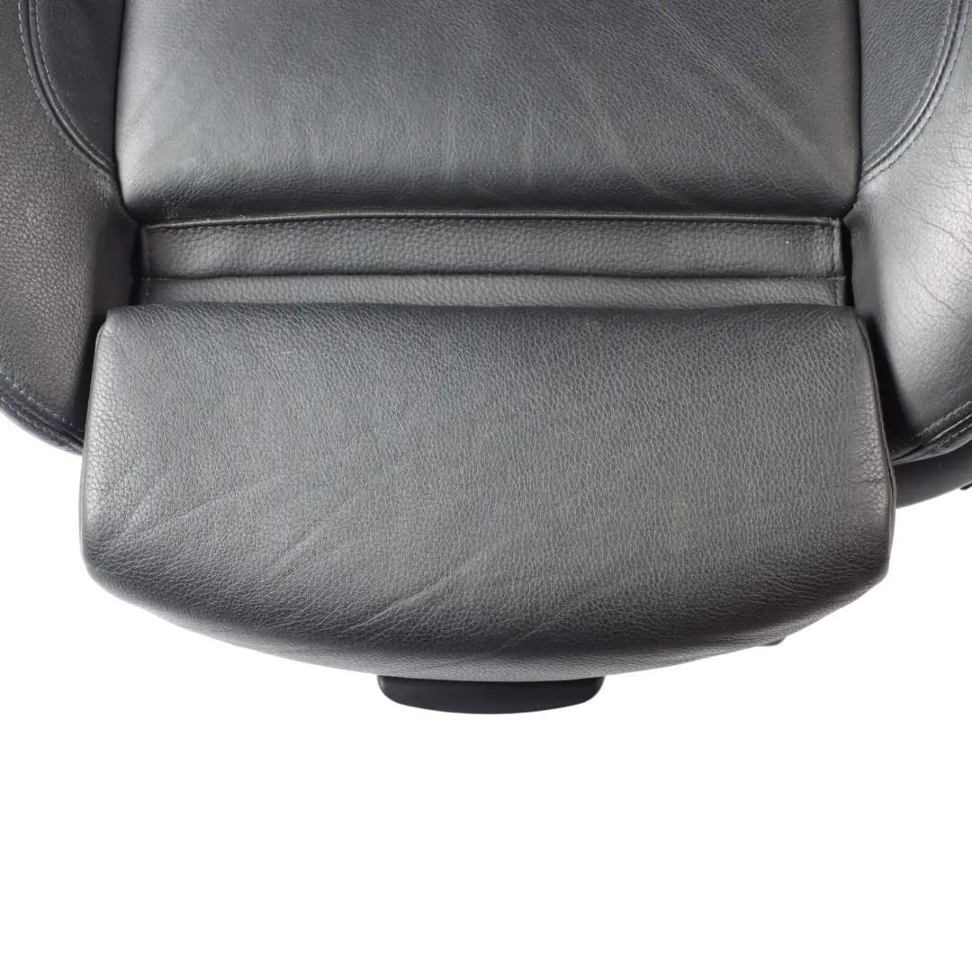 BMW E93 LCI M Sport Seat Front Left N/S Memory Black Leather Blue Stitching