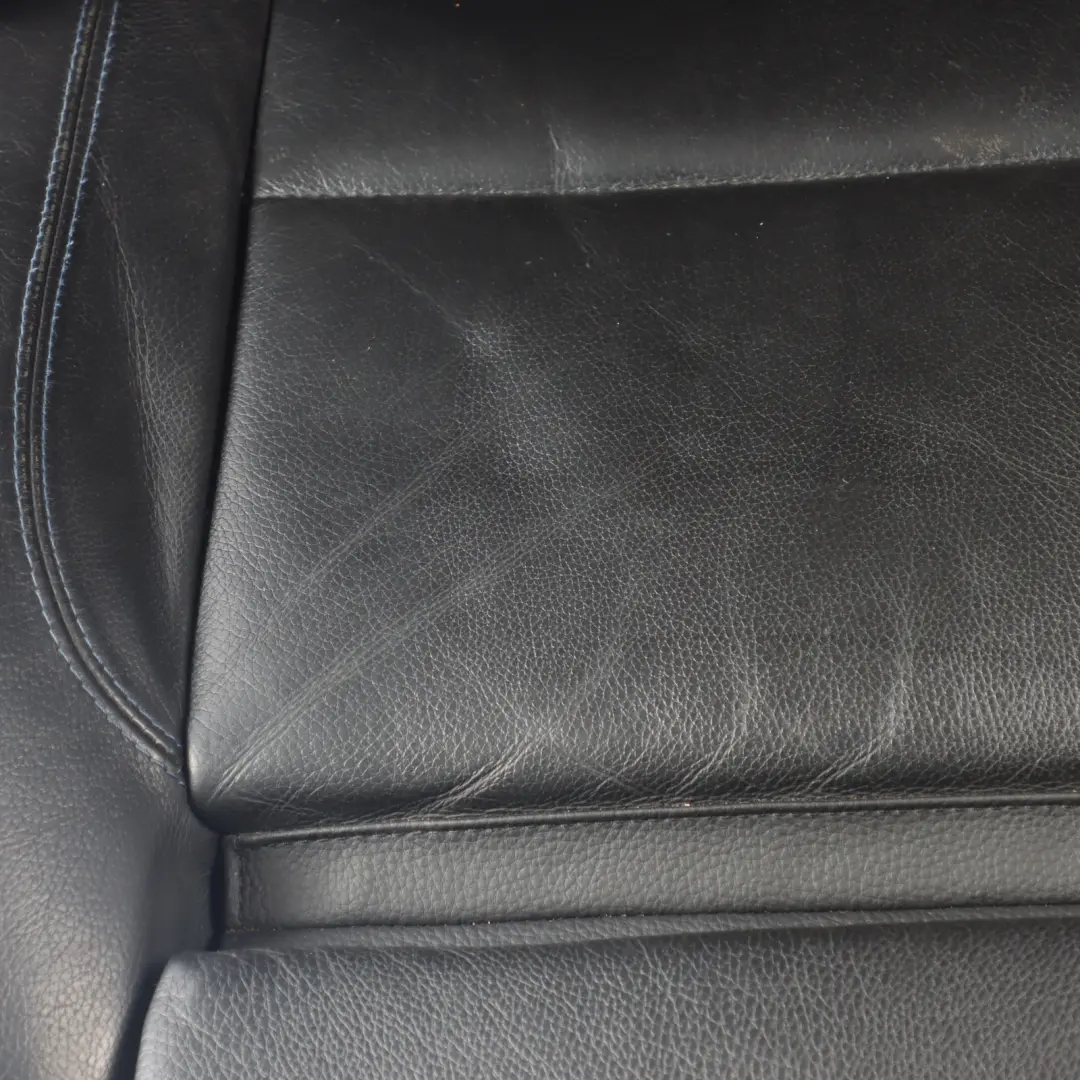 BMW E93 LCI M Sport Seat Front Right O/S Memory Black Leather Blue Stitching