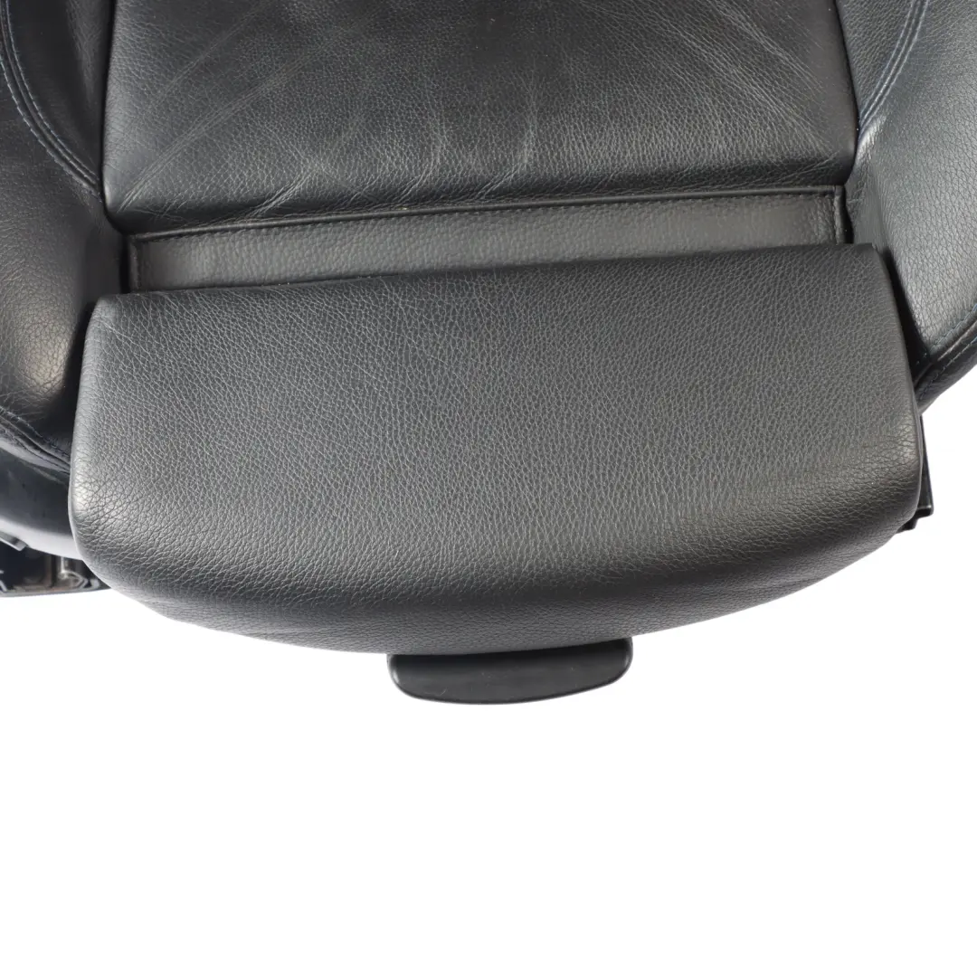 BMW E93 LCI M Sport Seat Front Right O/S Memory Black Leather Blue Stitching