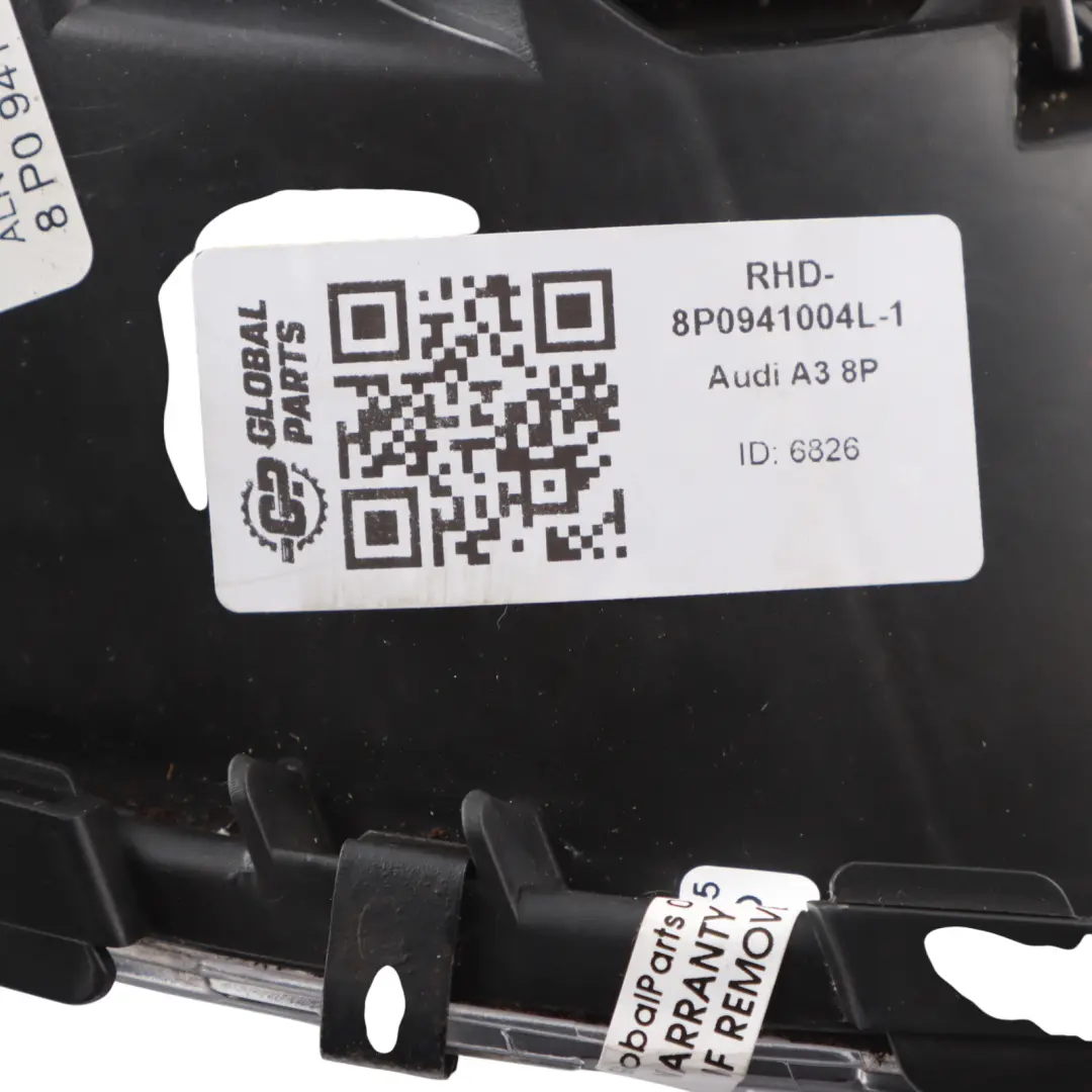 Audi A3 8P Headlight Headlamp Light Lamp Front Right O/S 8P0941004L