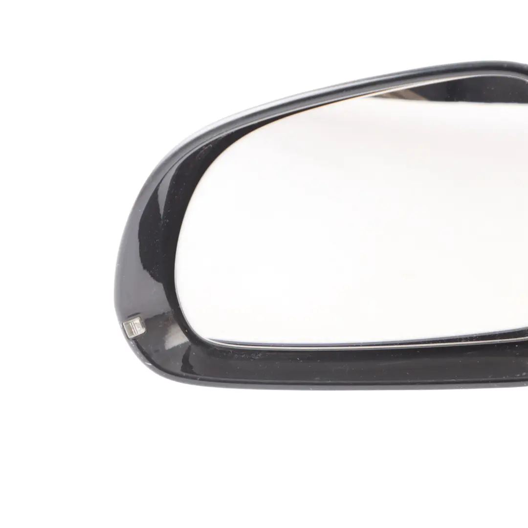 Audi A3 8P Door Wing Mirror Glass Left N/S Brilliant Black Metallic - Y9B 