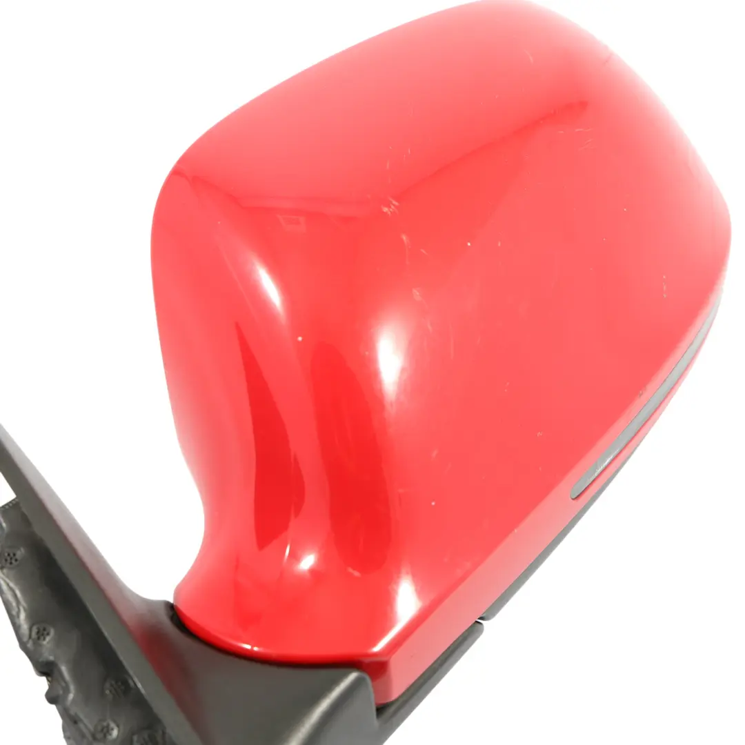 Audi A3 8P Door Wing Mirror Glass Left N/S Brilliant Red - Y3J