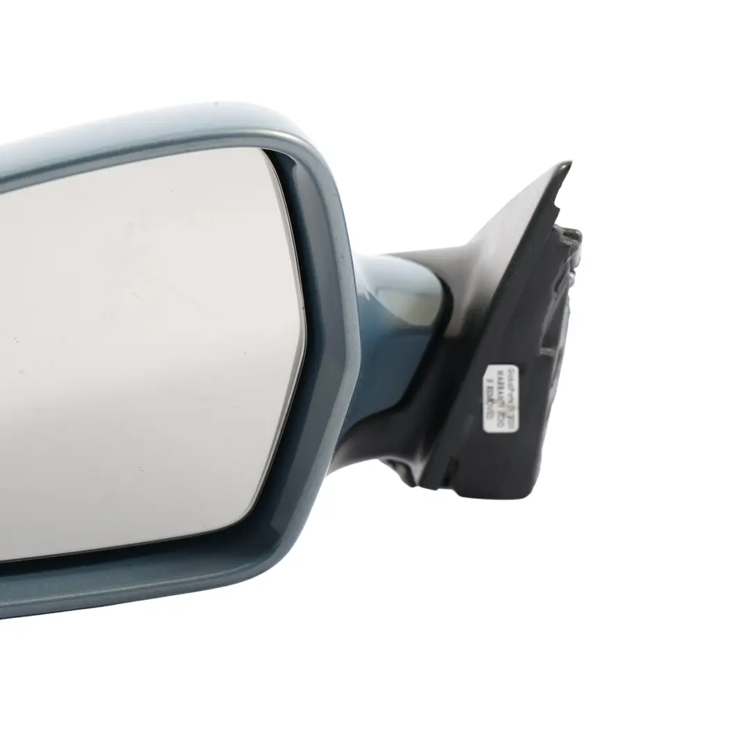 Audi A3 8P Sportback Door Wing Mirror Glass Left N/S Sphere Blue Metallic - X5X