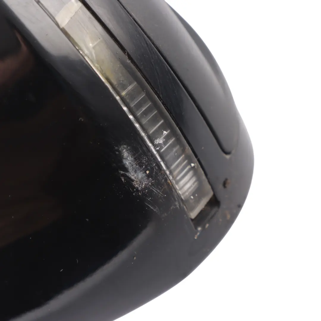Audi A3 8P Door Wing Mirror Glass Right O/S Brilliant Black - Y9B 8P2858532EB