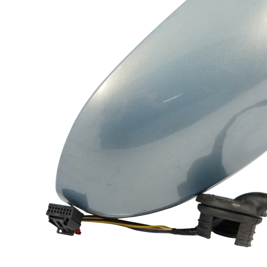 Audi A3 8P Wing Mirror Door Right O/S Outside Ibis Sphere Blue Metallic - X5X